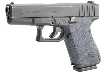 Image of Hogue Wrapter Adhesive Grip For Glock 19, 23, 32, Small Frame Compact Generation 1-2, Grit Black, 17229