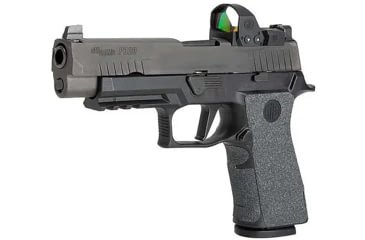 Image of Hogue Wrapter Adhesive Grip For Sig Sauer P320, Medium Grip Module Full Size, Grit Black, 17639