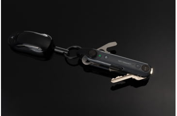 Image of OpticsPlanet Exclusive KeySmart Max Smart Location Tracking Key Holder, Custom, Steel Gray, KS421-C-OP-STL