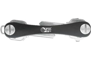 Image of OpticsPlanet Exclusive KeySmart Original Compact Key Holder, Custom, Black, KS019-C-OP-BLK