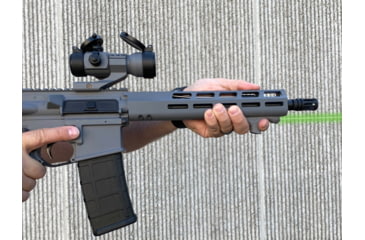 Image of Viriian OpticsPlanet Exclusive HS1 Hand Stop with IR Laser, M-LOK Mounting Retail Box, Wolf Gray, 912-0055