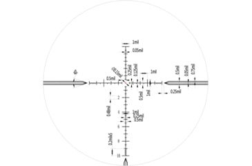Image of OpticsPlanet Exclusives Viridian Mylex 4-24x50mm Rifle Scope 30mm Tube FFP, MPX1 Reticle, MRAD, 981-0043