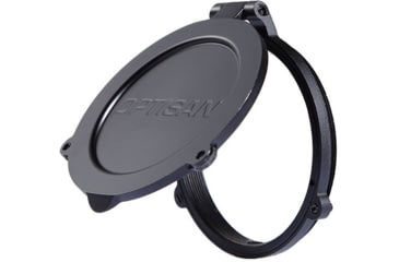 Image of Optisan Precision Sports Optics EVXMFCJ44 EVX Metal Flip Up Covers, Objective 44mm, Black, 37555