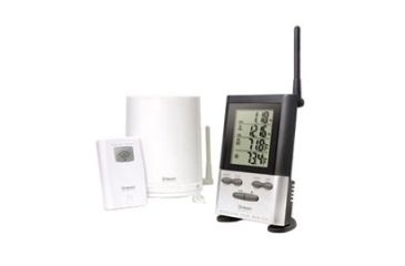Image of Oregon Scientific RGR126 Rain Gauge with Outdoor Thermometer, 300 ft LWR0067110813002