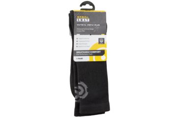 Image of Original S.W.A.T. Mens Tactical Crew Plus Socks, Black, Medium, Regular 505202-MED Tactical Crew