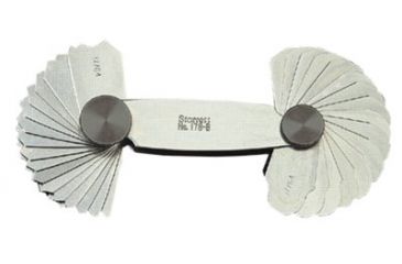 Image of L.S. Starrett 178a 30-leaf Radius Gage 681-50664, Unit EA