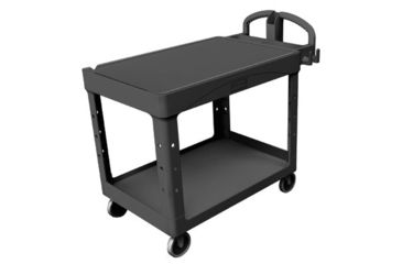 Image of Rubbermaid 500 Lb Capacity Flat Shelf Car 640-4525-BLA, Unit EA