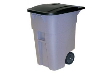 Image of Rubbermaid Gray 50 Gal Brute Rollout C 640-9W27-G, Unit EA