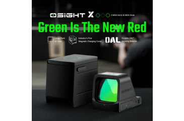 Image of Osight X 3 MOA Reflex Red Dot Sight w/ Magnetic USB-C Rechargeable Charging Cover