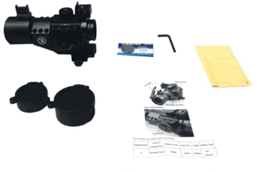 Image of Osprey Global Fiber Optic 1x Red Dot Sight, 5 MOA Dot Reticle, Black, OSP-RD-FO