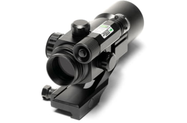 Image of Osprey Global 1x30mm Reflex Red Dot Sight w/Green Laser, 5 MOA Red Dot, Black, OSP-RD-FO-GL