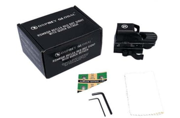 Image of Osprey Global Quick Release Reflex Sight, 3 MOA Dot Reticle, Black, RSMRQR
