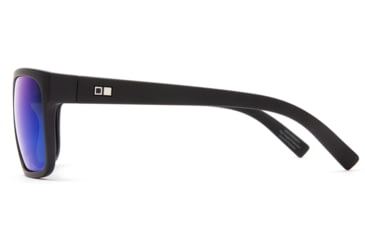 Image of OTIS AFTER DARK Sunglasses - Mens, Matte Black/Mirror Blue Polar, 59-15-135, 15-1904P