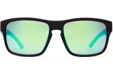 Image of OTIS Rambler Sport Sunglasses - Mens, Matte Black Frame/Green Polarized Lens, 178-2203LL
