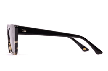 Image of OTIS Vixen Sunglasses - Women's, Black Iron Tort Temple/Smokey Blue Lenses, Polarized, 131-2103P-IC