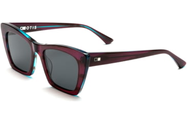 Image of OTIS VIXEN Sunglasses - Womens, Trans Berry Aqua/Smokey Blue, 53-19-145, 131-2001