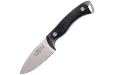 Image of OTTER-Messer Rotwild Milan Black Micarta Knife, 3.38 satin finish Bohler N690 stainless blade, Black micarta handle, RWF 04 B MI