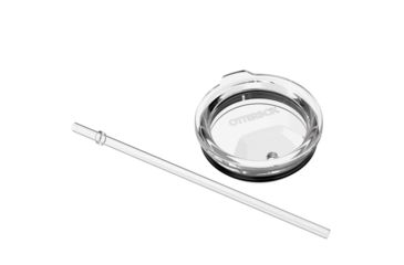 Image of Otterbox Elevation Straw Lid Accessory Tumbler, Black/Clear, 20 oz, 78-51783
