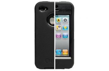 Image of OtterBox iPhone 4 Defender Case, Black, APL2-I4XXX-20