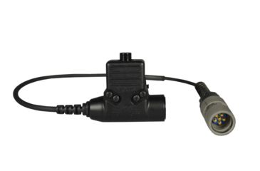 Image of OTTO Engineering Push-to-talk adapter, Nexus Quick Disconnect to U330, Black V3-10782