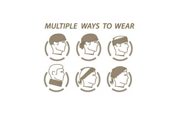 Image of Outdoor Cap Camouflage Neck Tube 4 Ways, Mossy Oak Country, One Size, 127862-MossyOak