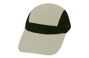 Image of Outdoor Cap Khaki Runner Hat Neck Guard, Khaki / Black, One Size, 80789