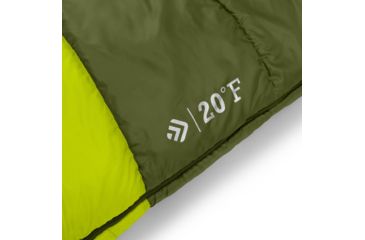 Image of Outdoor Products 20F Mummy Sleeping Bag, Light Green/Dark Green, 50037