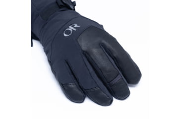 Image of Outdoor Research Arete Modular Gore-Tex Gloves - Mens, Black, Extra Large, 3221620001009