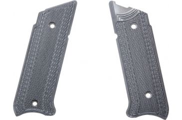 Image of Pachmayr Dominator G10 Grips Ruger Mkiv Gray/blk Checkered