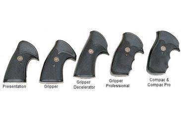 Image of Pachmayr Gripper Grip w/Finger Grooves for S&amp;W, K&amp;L Frame Square Butt SK-G 03264