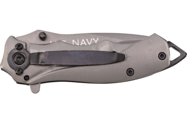 Image of Paladin EDC Folding Knife - Navy, 2.5in, Stainless Steel, Drop Point, Titanium, PE-KN-8512-NAV