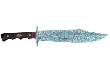 Image of Paladin Old Timer Fixed Blade Combo, Drop Point, Synthetic, Brown Handle, PE-OT-2043