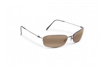 Image of Maui Jim Paradise Sunglasses w/ Metallic Gloss Copper Frame and HCL Bronze Lenses - H506-23, Quarter View