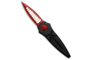Image of Paragon Paragon Warlock-X Folding Knife Black Convergence Al 3.9" Two-Tone Red, Black, CPM S35VN, adult, BHQ-229978