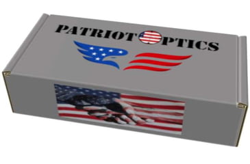 Image of Patriot Optics Grit Rifle Scope, 1-4x24mm, 30mm, First Focal Plane, Crucible BDC or 16 MIL Dot Etched Glass Reticle, Matte Black, PO-S-1-4x24mmFFP