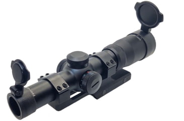 Image of Patriot Optics Grit Rifle Scope, 1-4x24mm, 30mm, First Focal Plane, Crucible BDC or 16 MIL Dot Etched Glass Reticle, Matte Black, PO-S-1-4x24mmFFP