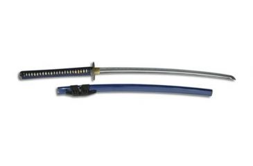 Image of Paul Chen Golden Oriole Katana, hand tempered steel blade, Japanese cotton cord wrap PC1018