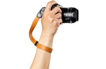 Image of Peak Design Cuff Leather Camera Strap Wrist, Amber, Standard, LRS-WR-AM-1