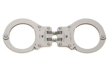 Image of Peerless Handcuff 801cn Hinged Nickel 10pk - 4801-10
