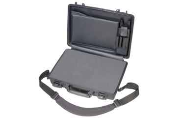 Image of Pelican 1490CC2 Laptop Computer Waterproof Crushproof Case, Black 1490-008-110