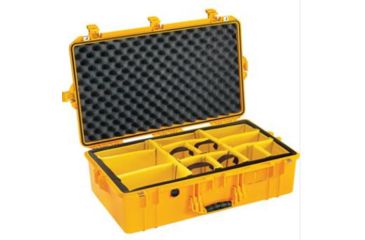 Image of Pelican 1605 Air Protector Case, with Divider, Yellow, 016050-0040-240
