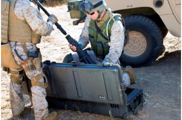 Image of Pelican 1770 Long Watertight Case w/Foam and Lid - Black 017700-0000-110