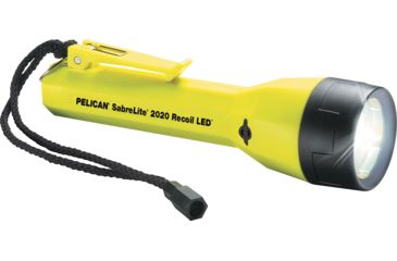 Image of Pelican 2020 SabreLite Hi Intensity Recoil LED Flashlight, Yellow