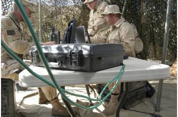 Image of Pelican Laptop Computer Watertight Crushproof Medium Case, Black w/ Foam 1490