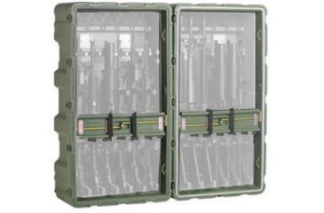 Image of Pelican M4/M16 12-Pack Rifle Case,45.4x24x26.5in,Olive Drab 472M4M1612137