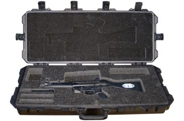 Image of Pelican Storm Cases iM3100 Long Case for MP5 w/Custom Foam, Black, 472-PWC-MP5-BLK