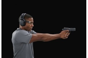 Image of Peltor Sport Tactical 500 Electronic Hearing Protection Ear Muffs, 26dB NRR, Bluetooth, Black, TAC500-OTH