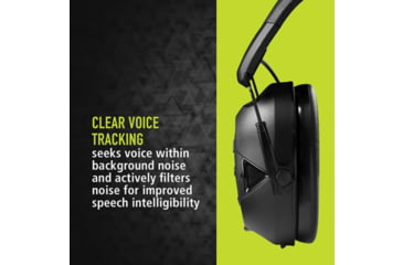 Image of PELTOR Sport Tactical 500 Electronic Hearing Protection Ear Muffs. 26dB NRR, Bluetooth, Black, TAC500-NS-8