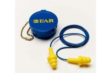 Image of Peltor Ultra Fit 100 ct. Earplugs w/ Cloth Cord, Natural Cotton 183118