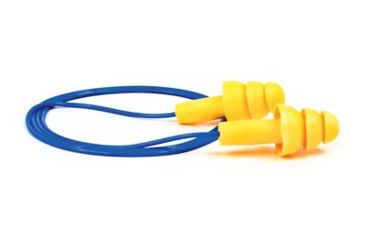 Image of Peltor Ultra Fit 100 ct. Earplugs w/ Cloth Cord, Natural Cotton 183118